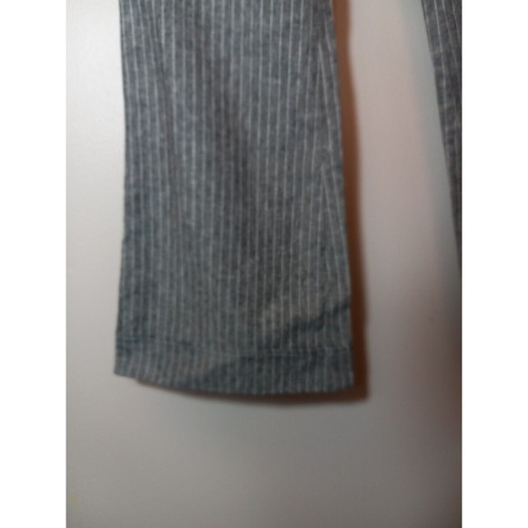 Spring Street Womens Linen Blend  Grey/white Striped Dress Pants Size 11 - Picture 4 of 13